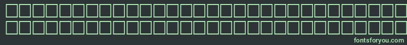 Шрифт WeatherRegular – зелёные шрифты на чёрном фоне