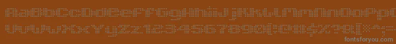 Шрифт V5xtlf – серые шрифты на коричневом фоне