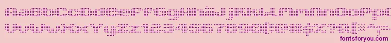 V5xtlf Font – Purple Fonts on Pink Background