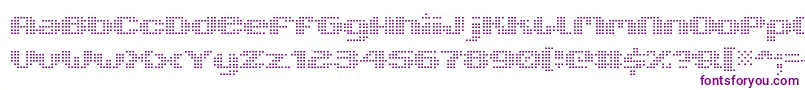 V5xtlf Font – Purple Fonts on White Background