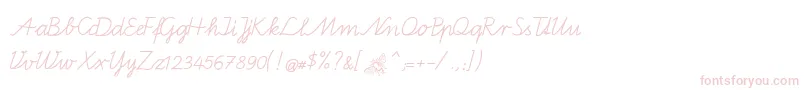BienchenA Font – Pink Fonts