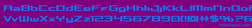 Concielianbold Font – Blue Fonts on Purple Background