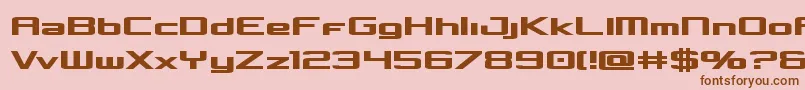 Concielianbold Font – Brown Fonts on Pink Background