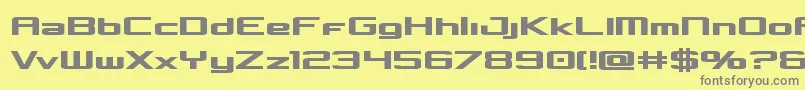 Concielianbold Font – Gray Fonts on Yellow Background