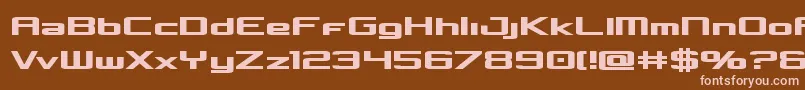 Concielianbold Font – Pink Fonts on Brown Background