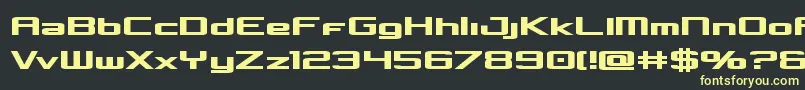 Concielianbold Font – Yellow Fonts on Black Background
