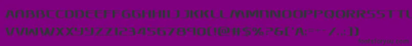 Skymarshalcond Font – Black Fonts on Purple Background