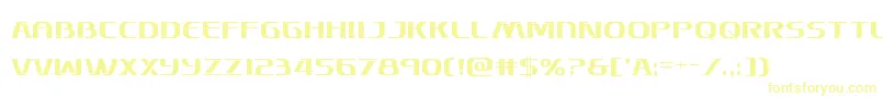 Skymarshalcond-Schriftart – Gelbe Schriften