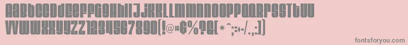 Velvenda Megablack-Schriftart – Graue Schriften auf rosa Hintergrund