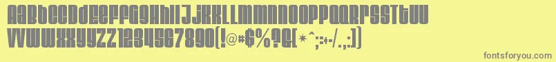 More about Velvenda Megablack Font Velvenda Megablack Font – Gray Fonts on Yellow Background