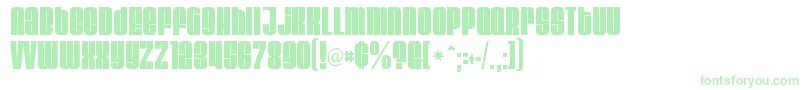Velvenda Megablack-Schriftart – Grüne Schriften auf weißem Hintergrund