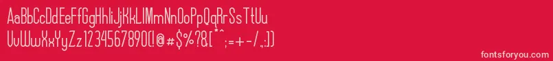 Weitere Informationen zur AlexxisDemo-Schriftart AlexxisDemo-Schriftart – Rosa Schriften auf rotem Hintergrund