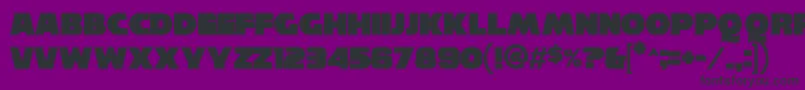 Шрифт Reisenberg – чёрные шрифты на фиолетовом фоне