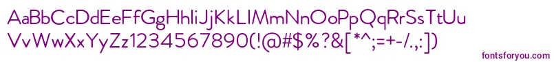 FebreroRegular Font – Purple Fonts on White Background