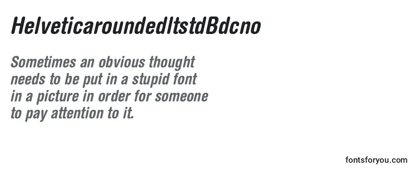 HelveticaroundedltstdBdcno Font