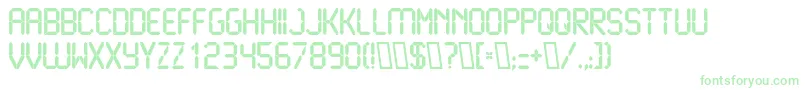 Czcionka LiquidcrystalBold – zielone czcionki