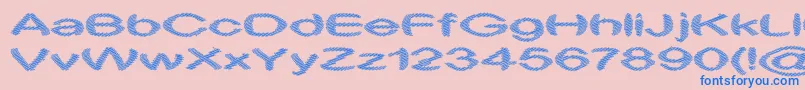 More about Obtuse2 Font Obtuse2 Font – Blue Fonts on Pink Background
