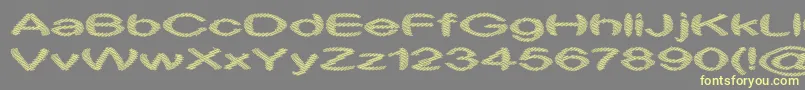 More about Obtuse2 Font Obtuse2 Font – Yellow Fonts on Gray Background