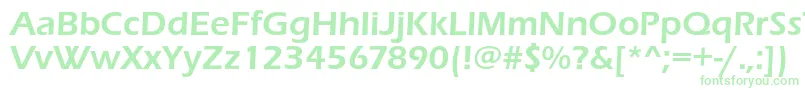 Erasdemic Font – Green Fonts on White Background