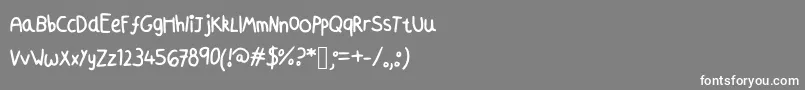 Azmoonfleet Font – White Fonts on Gray Background