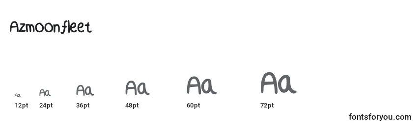 Размеры шрифта Azmoonfleet