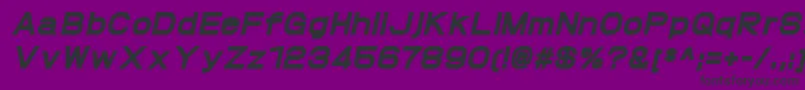 ProtofetHeavyitalic Font – Black Fonts on Purple Background