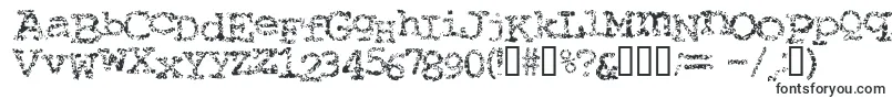 Typewriter ffy-Schriftart – Inoffizielle Schriften