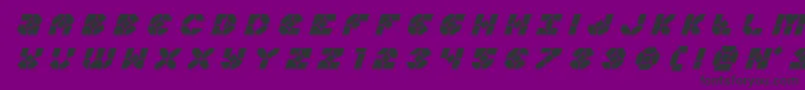 More about Zoomrunnertitleital Font Zoomrunnertitleital Font – Black Fonts on Purple Background