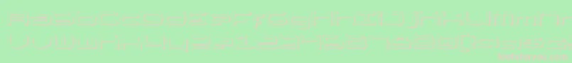 Thunder2s Font – Pink Fonts on Green Background