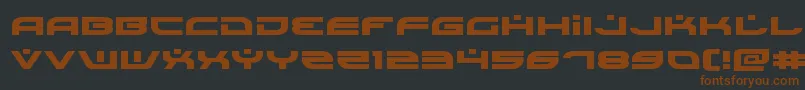 Battlefieldv4expand Font – Brown Fonts on Black Background