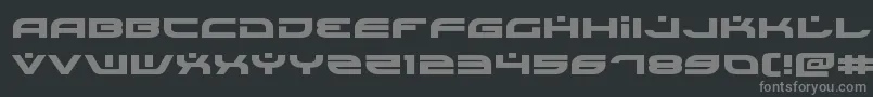 Czcionka Battlefieldv4expand – szare czcionki na czarnym tle