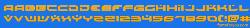 Шрифт Battlefieldv4expand – оранжевые шрифты на синем фоне