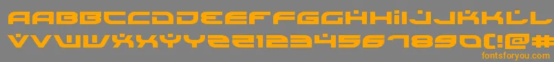 Battlefieldv4expand Font – Orange Fonts on Gray Background