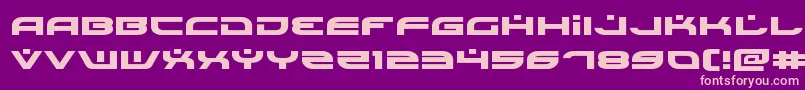 Battlefieldv4expand Font – Pink Fonts on Purple Background