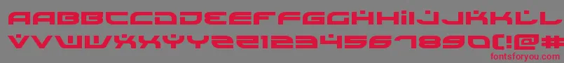 Battlefieldv4expand Font – Red Fonts on Gray Background