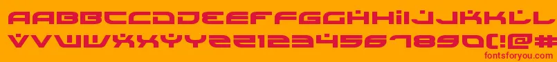 Battlefieldv4expand Font – Red Fonts on Orange Background