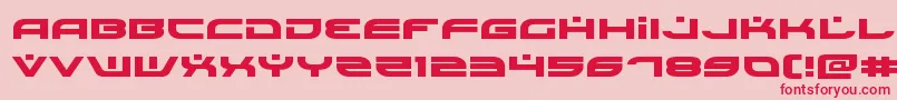 Battlefieldv4expand Font – Red Fonts on Pink Background