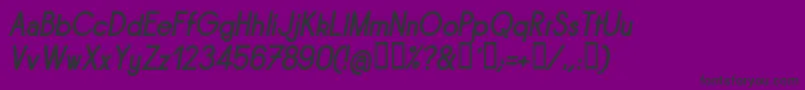 Sornbi Font – Black Fonts on Purple Background