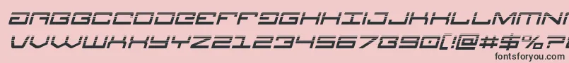 Legionhalfital Font – Black Fonts on Pink Background