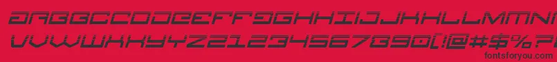 fuente Legionhalfital – Fuentes Negras Sobre Fondo Rojo