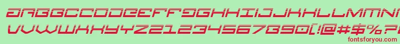 Legionhalfital Font – Red Fonts on Green Background