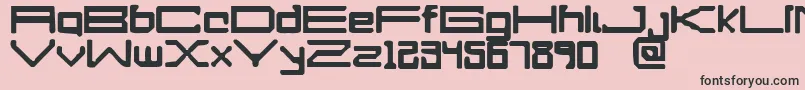 APerfectDrowning Font – Black Fonts on Pink Background