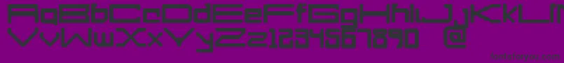 APerfectDrowning Font – Black Fonts on Purple Background