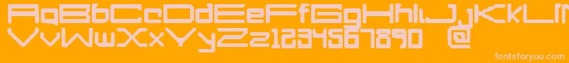 APerfectDrowning Font – Pink Fonts on Orange Background