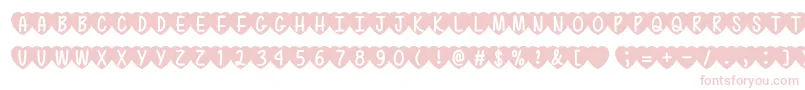 LoveIsAwesome2Otf Font – Pink Fonts on White Background