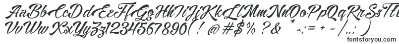 Шрифт AlisandraDemo – элегантные шрифты