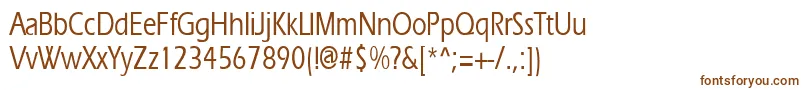 Ergoemediumcondensed Font – Brown Fonts