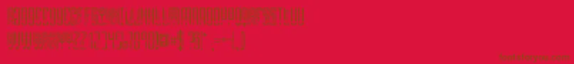 En savoir plus sur la police SelknamUnicase Police SelknamUnicase – polices brunes sur fond rouge