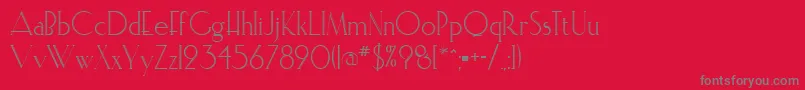 More about ElisiainlineRegular Font ElisiainlineRegular Font – Gray Fonts on Red Background