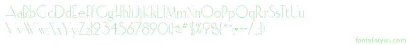 ElisiainlineRegular-Schriftart – Grüne Schriften